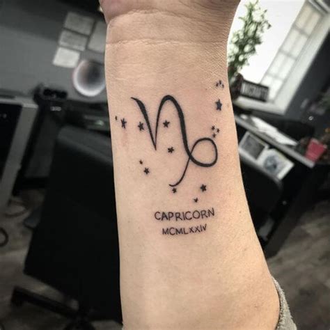 Capricorn Symbol Tattoo Designs