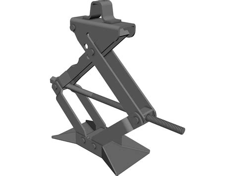 Car Floor Jack Cad Model 3Dcadbrowser