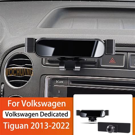 Car Mobile Phone Holder For Volkswagen Tiguan 2013 2022 360 Degree