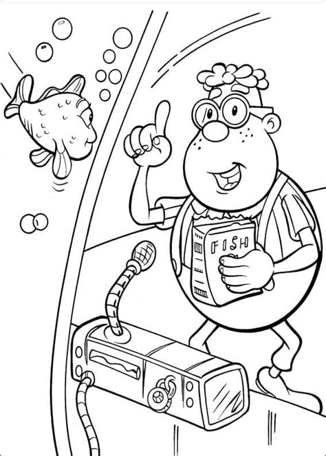 Carl Wheezer Coloring Pages Free Jimmy Neutron Boy Genius Coloring Pages Printables