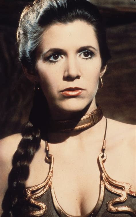 Carrie Fisher As Princess Leia In The Gold Bikini Original Trilogy