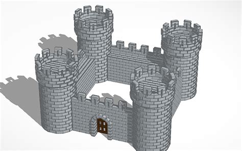 5 Ways to Design a Castle Wall in Tinkercad