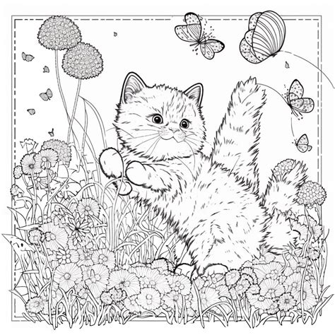 Cat Coloring Pages For Kids Adults World Of Printables