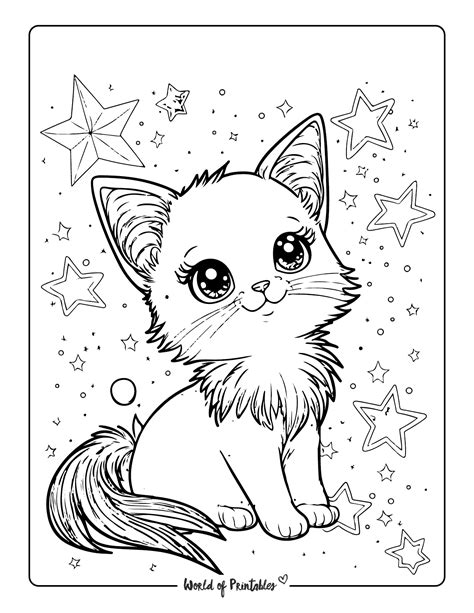 5 Free Cat Coloring Pages to Print