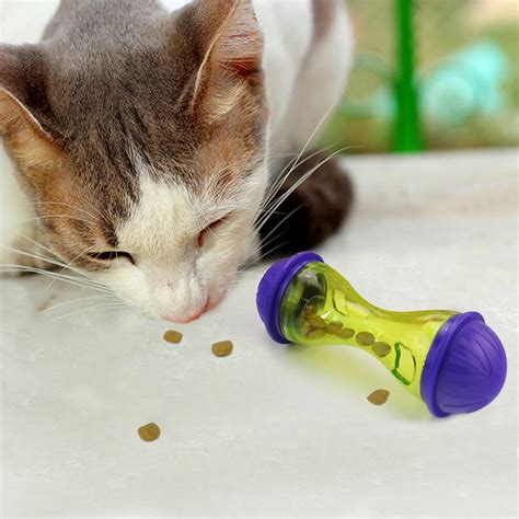 Cat Iq Treat Toy Smarter Interactive Kitten Ball Toys Pet Food Dispenser Puzzle Feeder For Cats