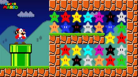 Cat Mario Super Mario Bros But Mario Collects More Custom Stars Youtube