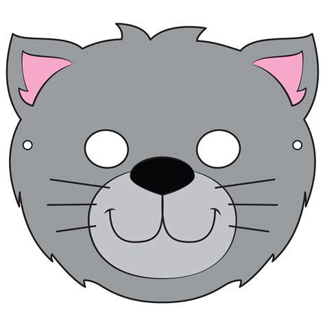 Free Cat Mask Printable Templates for Kids