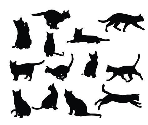 Cat Silhouette Black: Elegant Wall Art Ideas