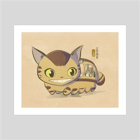 Catbus My Neighbor Totoro An Art Print By Diana Zaky Inprnt