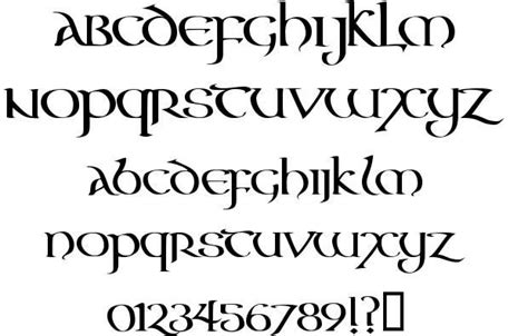 Celtic Lettering Celtic Stencils Aon Cari Alphabet Pictures Celtic