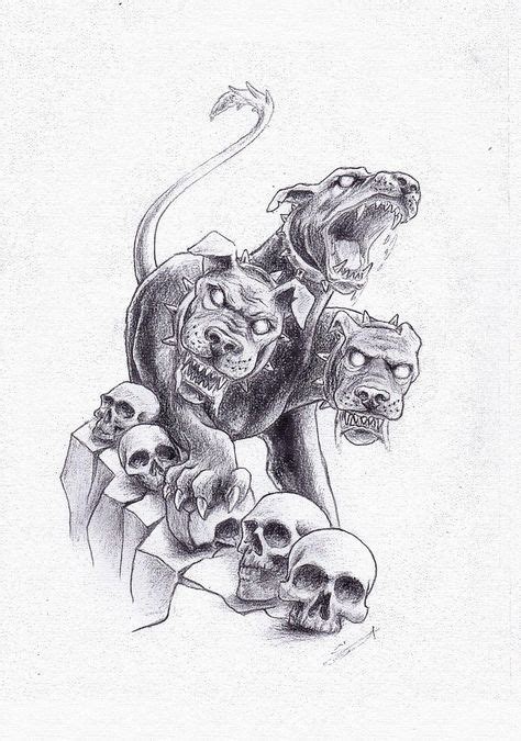 Cerberus By Primitive Art Deviantart Com On Deviantart Greek