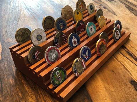 Challenge Coin Holder for Veterans and Collectors