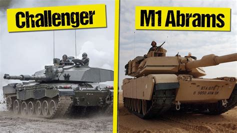 5 Key Differences: Challenger 2 vs M1 Abrams