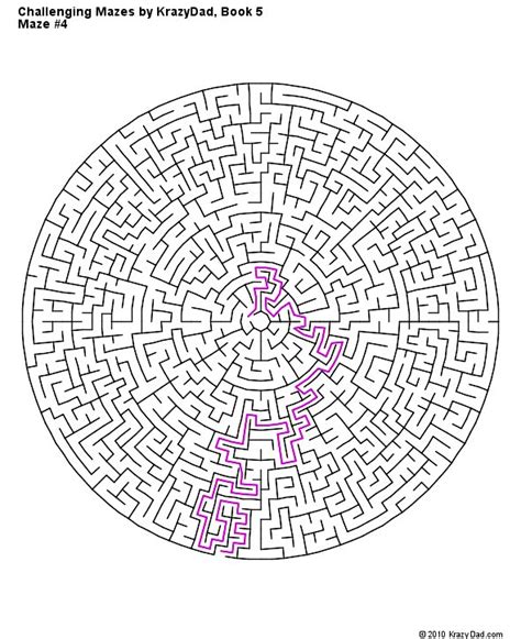 Challenging Mazes Answers