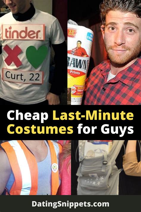 Cheap Last Minute Costumes For Guys And College Easy Diy Costumes Cheap Halloween Costumes