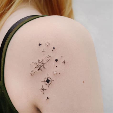 Check Out The Cutest Minimalist Space Themed Tattoo Ideas To Try If You