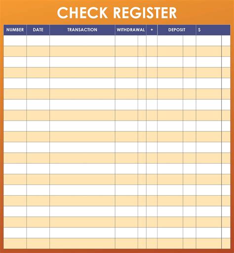 Checkbook Register Templates 10 Free Pdf Printables Printablee