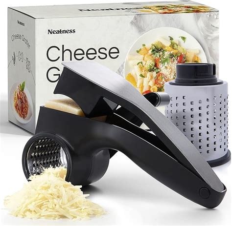 Effortless Grating with a Cheese Grater and Handle