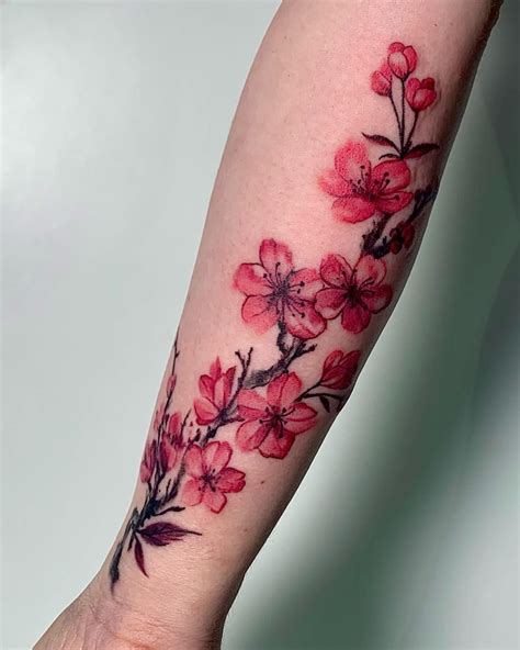 10 Stunning Cherry Blossom Tattoo Designs to Try