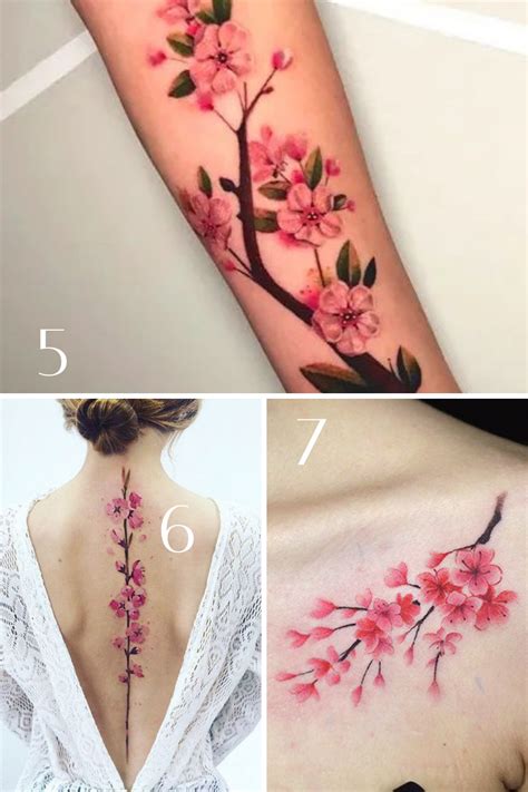 Cherry Blossom Tree Tattoo Design