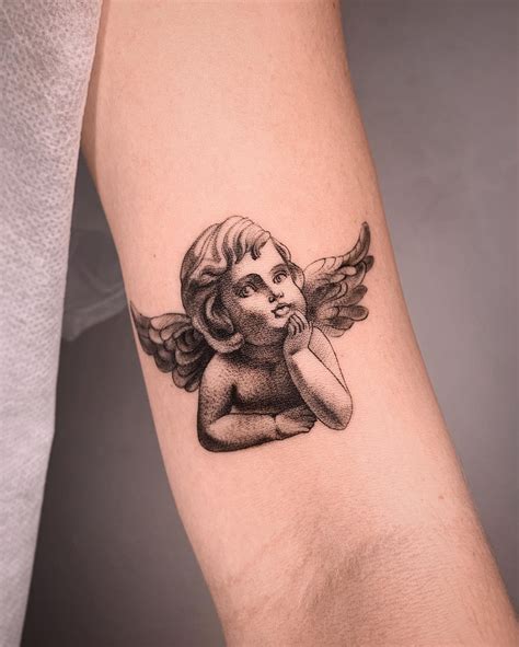 Cherub Tattoo Small