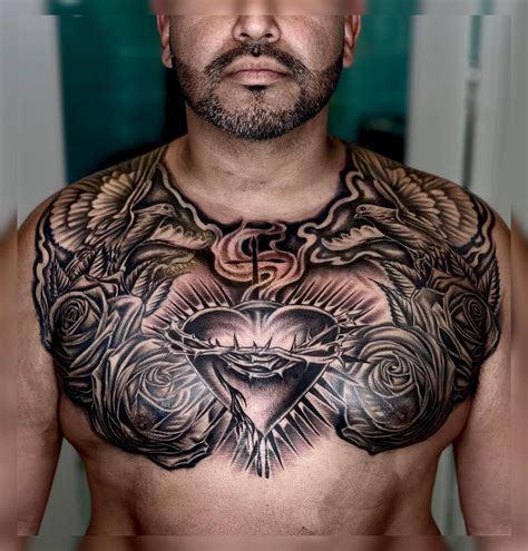 20 Chest Tattoo Designs for Men