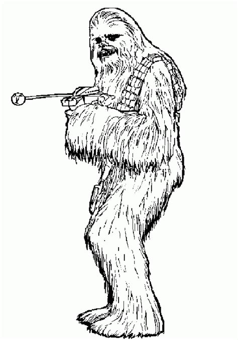 Chewbacca Coloring Page Printable