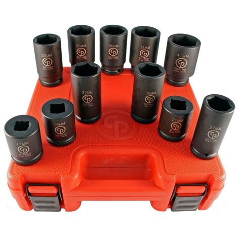 Chicago Pneumatic Ss6111dws 3 4 Square Drive 11 Piece Metric Deep