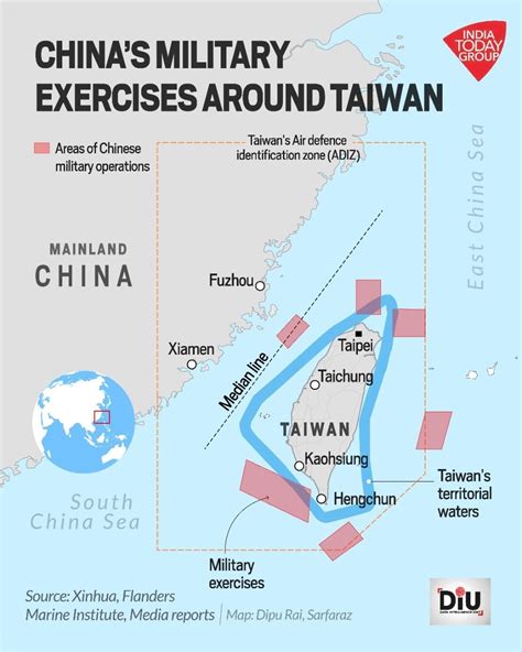 China Encircles Taiwan In Military Drills