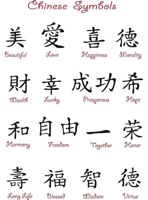 Chinese Tattoo Ideas And Meanings Bettie Cherry