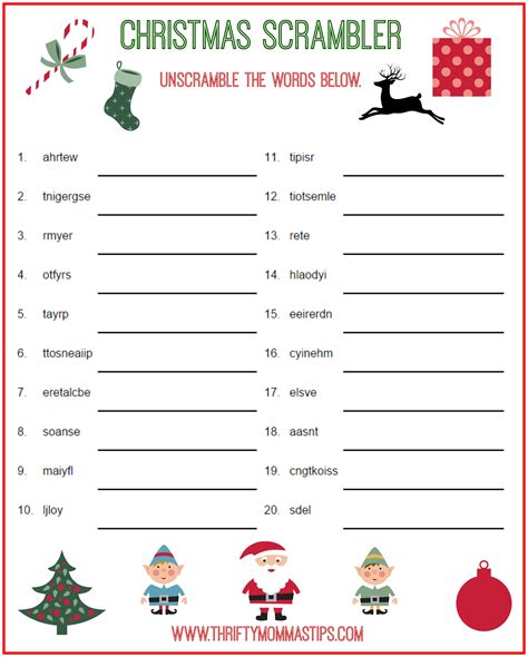 Christmas Activities For Kids 20 Free Printable Games And Puzzles