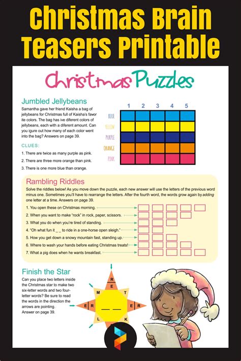 Christmas Brain Teasers to Puzzle Your Holiday Cheer