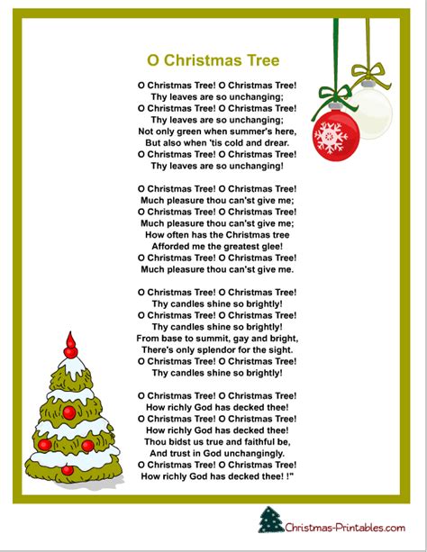 Christmas Carols Lyrics Printable Web Choose A Christmas Carol Print Off The Lyrics Or Read