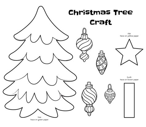 Christmas Crafts Patterns 10 Free Pdf Printables Printablee