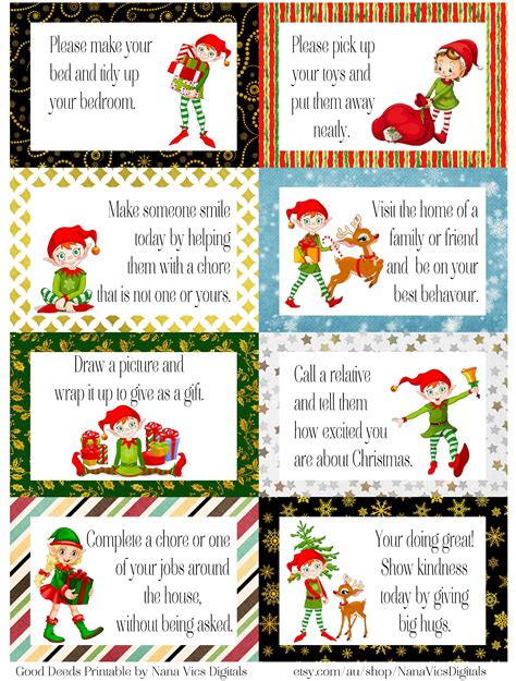 Christmas Elf Printables Elf On The Shelf Notes