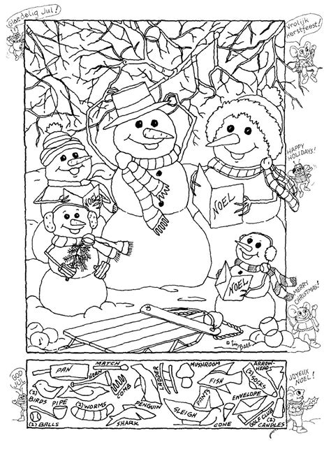 Christmas Hidden Object Games Printables