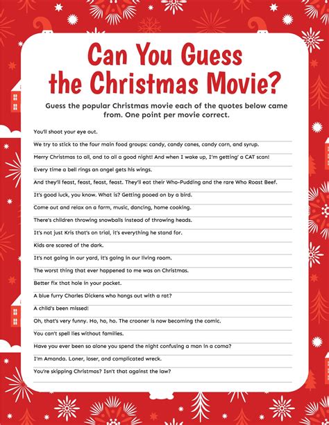 Printable Christmas Party Games for Instant Holiday Fun - Military and ...