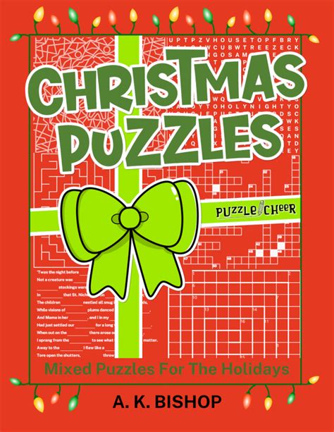 Christmas Puzzle Book Word Search 7 Puzzle Cheer