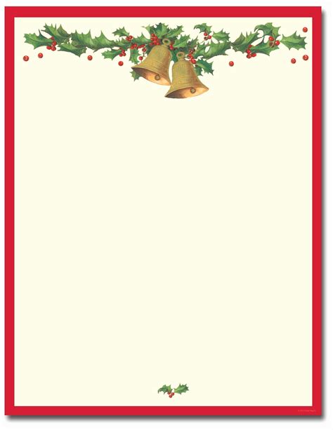 Christmas Stationery Free Templates