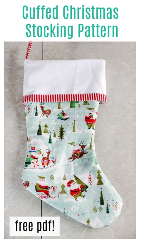 Christmas Stocking Pattern Pdf Free