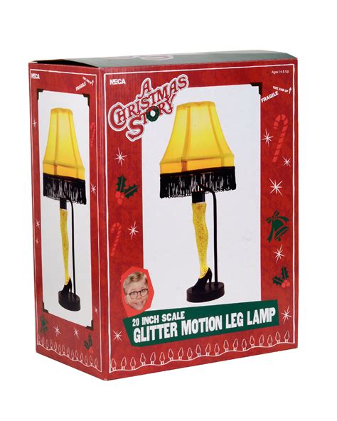 Christmas Story 18 Action Glitter Leg Lamp By Neca Necaonline Com