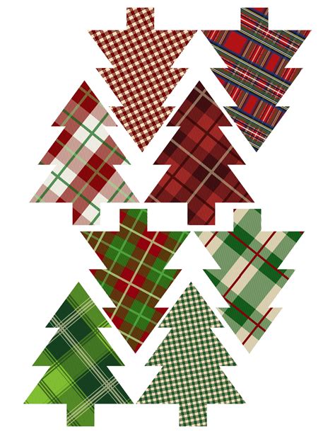 Christmas Tree Printable Ornaments