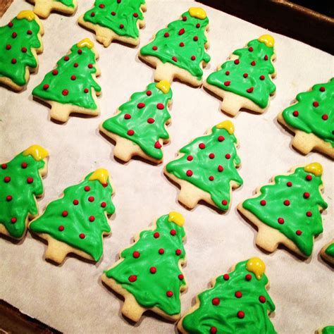 Christmas Tree Sugar Cookies Lemoine Family Kitchen Recipe Sugar