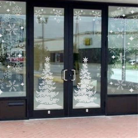 Christmas Tree Window Stencil Etsy Christmas Stencils Christmas