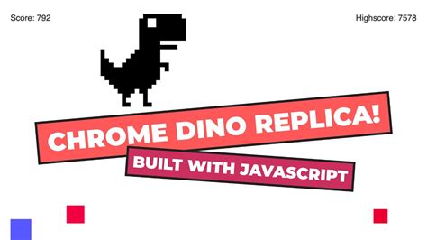 Chrome Dino Replica Game In Javascript Html5 Canvas T Doovi