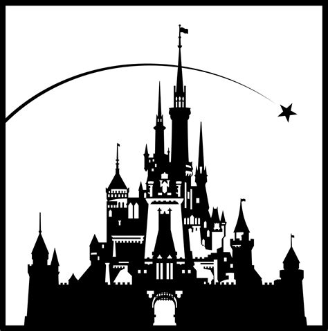 Cinderella Castle Silhouette Vector At Vectorified Com Collection Of