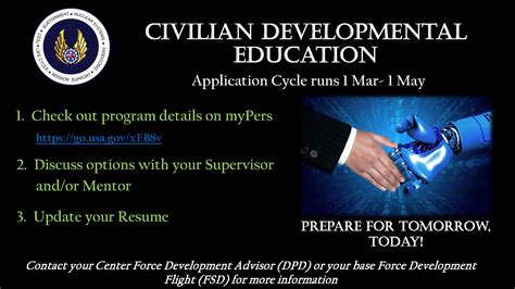 Civilian Developmental Education Offers Opportunities To Learn Grow Amp Gt Air Force Materiel