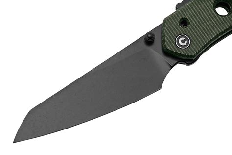 Civivi Vision Fg C22036 3 Green Micarta Black Nitro V Blade Pocket