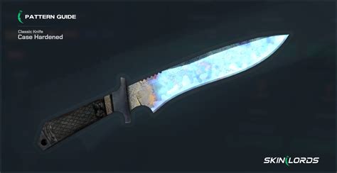 Classic Knife Case Hardened All Blue Gem Seeds Skinlords