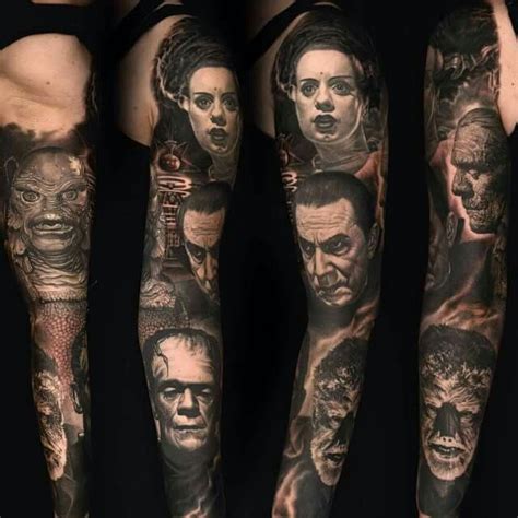 10 Terrifying Classic Movie Monsters Tattoo Ideas